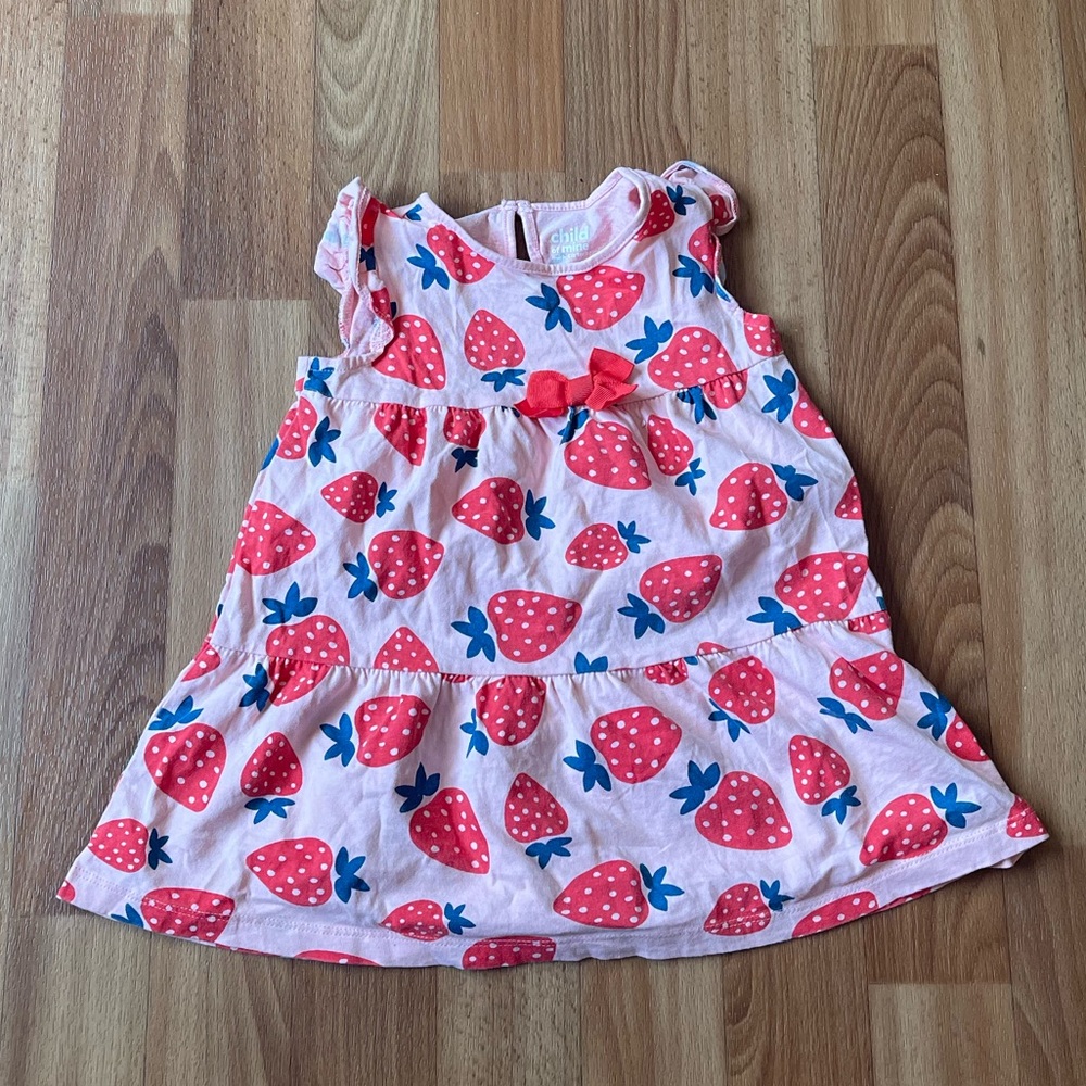 Pink strawberry dress